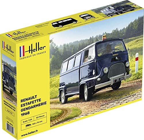 Heller 80742 Starter Kit Renaut Estafette Gendarmerie 1/24 Heller