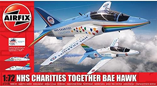 Airfix BAE Hawk NHS Charities Together 1:72 Military Jet Plastic Model Kit A73100 Airfix