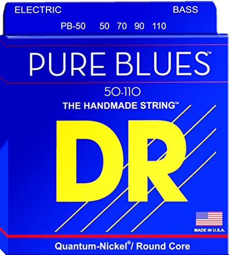 DR Strings PURE BLUES Bass Guitar Strings (PB-50) DR Strings