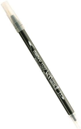 Uchida 1122-C-19 Marvy Extra Fine Tip Le Plume II Double Ender Marker Pen, Carmine Uchida