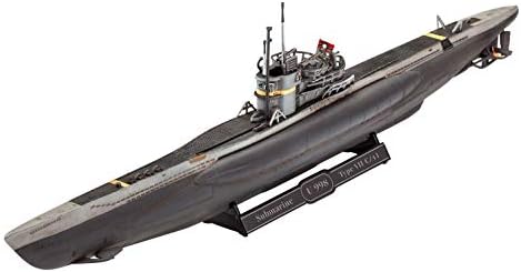 Revell RV05154 05154 5154 German Submarine Type VII C/41 1: 350 Plastic Model Kit, Various Revell