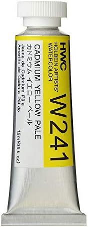 Holbein Artist's Watercolor 15ml Tube (Cadmium Yellow Pale) W241 Holbein