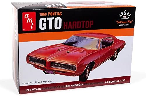 AMT 1968 Pontiac GTO Hardtop Craftsman Plus 1:25 Scale Model Kit Amt