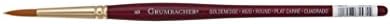 Grumbacher Goldenedge Golden Toray Round Watercolor Brush, Synthetic Bristles, Size 1 (4620.1) Grumbacher