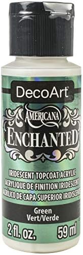 Декоративная краска DecoArt ENCHANTED 60 мл, с эффектом изменения цвета под разным углом света для художественных проектов DecoArt