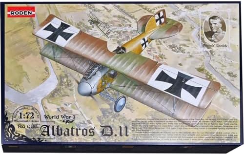 Roden Albatros D.II German Fighter Airplane Model Kit Roden