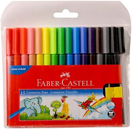 Faber Castell Sketch Pens With Clip Cap - 15 Shades Faber-Castell