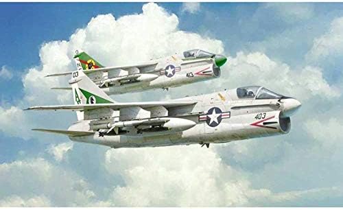 Italeri 1411 LTV A-7E Corsair II Us Navy & Greek Markings 1/72 Scale Model Kit Italeri