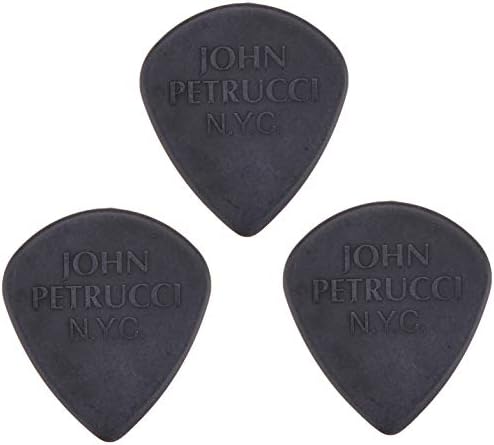 Джазовые медиаторы JIM DUNLOP John Petrucci Primetone, 1.38 мм, черные, 3 штуки JIM DUNLOP