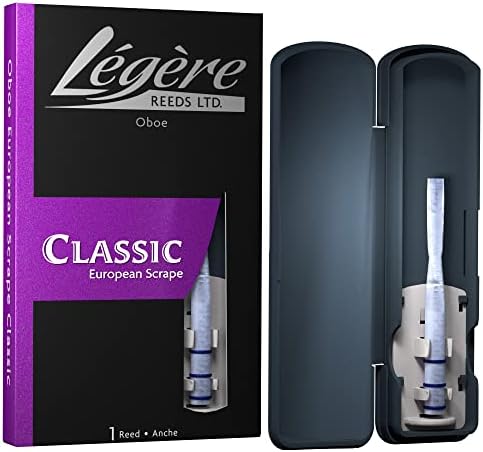 Légère Reeds - European Scrape Oboe Reed, Strength Medium (DROEMM) - Premium Synthetic Woodwind Reed Legere