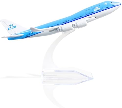 1/400 Delta Plane 747 Model Diecast Metal Airplanes Model kit with Stand (6 inches) Boeing 747 Airlines Model Plane for Aviation Enthusiasts Gift, Desktop Display Decorations QIYUMOKE