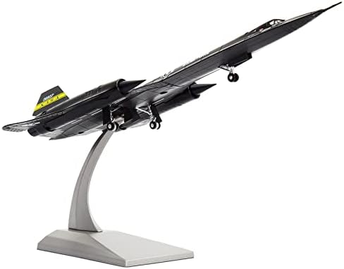 Lose Fun Park 1：144 SR 71 Blackbird Plane Model Diecast Military Fighter Attack Airplane Models Aircraft with Stand Lose Fun Park