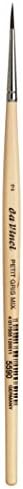 da Vinci Watercolor Series 5590 Petit Gris Mix Paint Brush, Round Russian Blue Squirrel Hair/Synthetic Mix with Lacquered Non-Roll Handle, Size 2 (5590-02) Da Vinci Brushes