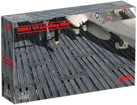 ICM 48410 - M8A1 US Landing Mat (6.02 x 9.65 in) - 100% New Molds - Plastic Model Kit - Scale 1:48 Icm