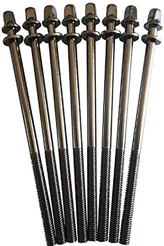 Tension Rods for Drums - 6mm (4 1/2") - 8 Pack (Other sizes avail.) ROSS Drumheads