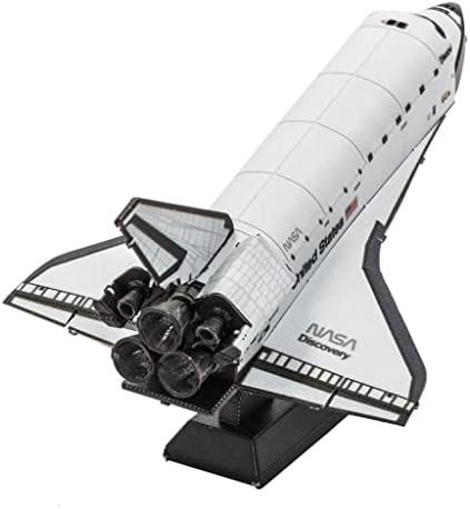 Fascinations Metal Earth Space Shuttle Discovery Color Version 3D Metal Model Kit Fascinations