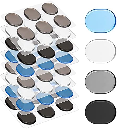 SAVITA 48 Pcs Drum Silencers Dampeners Gel Pads, Silicone Drum Silencers Soft Adhesive Drum Mute Pads Gel Drum Sound Dampening Muffler Pads for Drum Sound Control (4 Colors) Savita