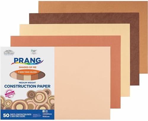 Pacon Prang (Formerly SunWorks) Construction Paper, White, 12" x 18", 50 Sheets Pacon