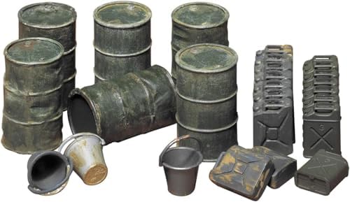 Tamiya Models Oil Drums/Jerry Cans/Buckets Tamiya