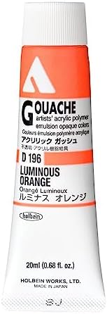 Holbein Acryla Gouache - Luminous Orange Holbein