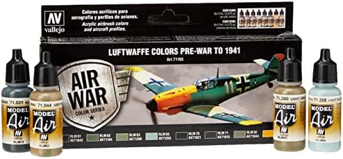 Vallejo RLM I Set Model Air Paint, 17ml Vallejo