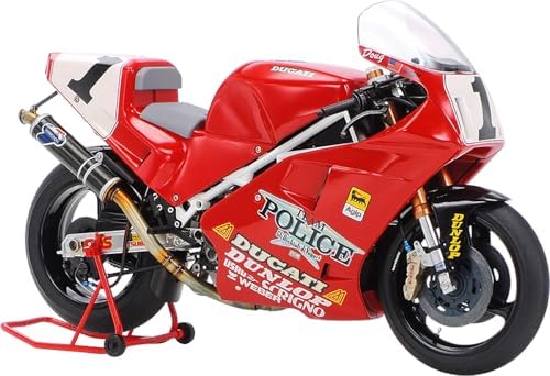 Tamiya 4950344992546 300014063-1:12 Ducati 888 Superbike 1993, Red Tamiya