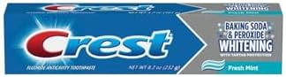 Crest Bspx Whitening8.2 Size 8.2z Crest Baking Soda & Peroxide Toothpaste W/Tartar Control Fresh Mint Crest