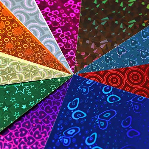 90 PCS Origami Paper Craft Folding Paper Premium Quality Paper for Kids Arts and Crafts 6x6 (Foil Card) BACHMORE