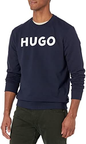 HUGO Men's Big Logo Pullover Sweatshirt Hugo