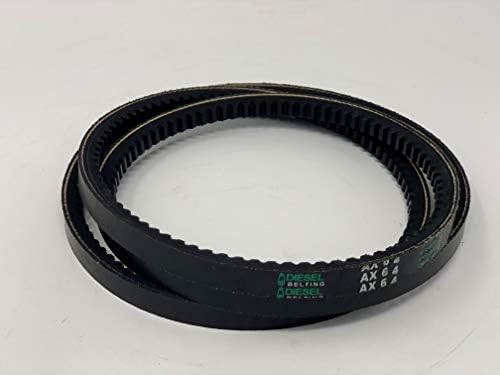 AX64 Classic Cogged V-Belt 1/2 x 66in Outside Circumference Diesel