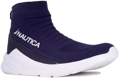 Мужские кроссовки Nautica Slip-On с высоким берцем и поддержкой щиколотки – удобные и дышащие для бега и прогулок Nautica