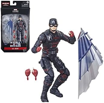 Коллекционная фигурка U.S. Agent из серии Marvel Legends, 15 см, с 2 аксессуарами, для детей от 4 лет Marvel