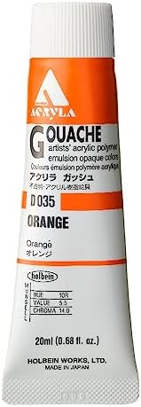 Holbein Acryla Gouache - Orange Holbein