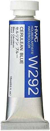 Holbein Artist's Watercolor 15ml Tube (Cerulean Blue) W292 Holbein