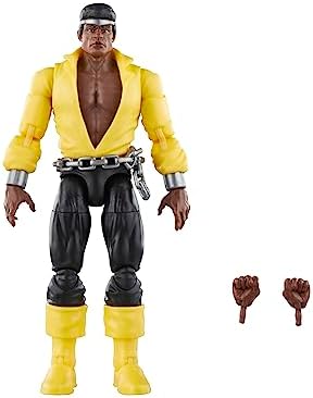 Фигурка Люка Кейджа Power Man из серии Marvel Legends, 15 см, 2 сменные руки, детали для сборки фигуры Marvel