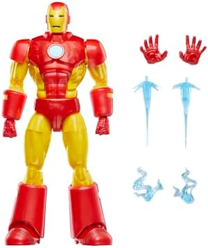 Коллекционная фигурка Iron Man Marvel Legends Series (модель 09), высота 15 см, 6 аксессуаров, винтажная упаковка Marvel