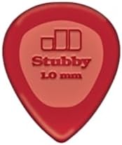 Медиаторы JIM DUNLOP 475R1.0 Big Stubby, красные, 1.0мм, 24 шт. в упаковке JIM DUNLOP