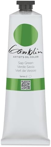 Gamblin Artist Oil Color - Sap Green - 150 ml Tube Gamblin