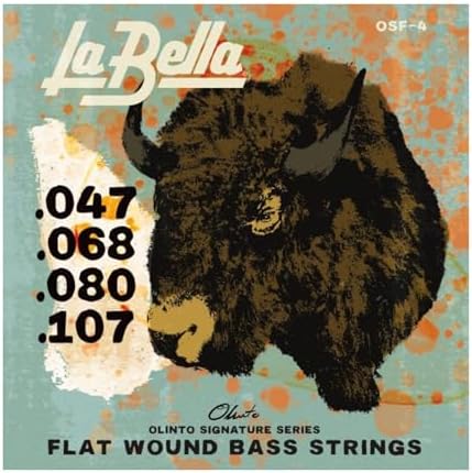 La Bella OSF-4 Olinto Signature Flat Wound Bass String La Bella