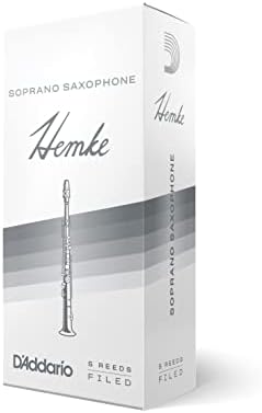 D'Addario Frederick L. Hemke Soprano Saxophone Reeds, Strength 2.0, 5 Pack Rico