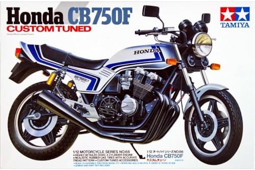 Tamiya 300014066 Honda CB 750F Vehicle 14066 CB750F Custom Tuned (Ltd Edition) 1:12 Motorbike Model Kit, Multicoloured, Mittel Tamiya