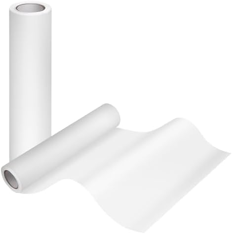 2 Roll Tracing Paper Roll 12in x 50yd White Trace Paper Translucent Tracing Paper for Drawing, Sketching, Crafts, Sewing and Graphic Design Course, Art Anatomy Classes Wsicse