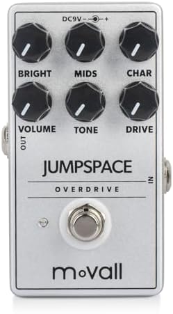 Гитарная педаль эффектов Movall MP-106 Jumpspace Overdrive с регулировкой гейна и функцией True Bypass TIKTONE