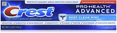 Crest Pro Health Advanced Deep Clean Mint Toothpaste, 5.1 Ounce (Pack of 12) (Packaging May Vary) Crest