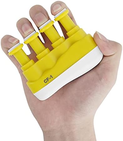 Musiin Finger Strengthener for Guitar Players Finger Resistance Training, Guitar Bass Finger Speed Training, Hand Grip Exerciser, Hand Strength and Speed Exerciser Musiin