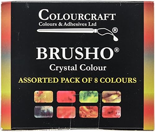 PanPastel Brusho Crystal Colours Set 8/Pkg-Assorted Colors PanPastel