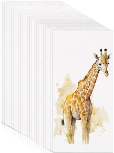 120 Sheets Watercolor Paper Bulk, 140 lb/300 GSM Cold Press Paper White Water Color Paper for Kids Child Students Adults Artists Drawing Valentine Gift Cards(2.5 x 3.5 inch) Prudiut