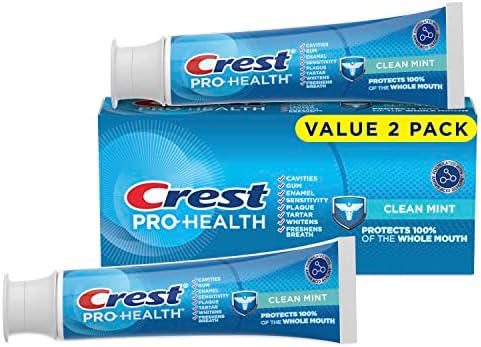 Crest Pro-Health Clean Mint Toothpaste (4.3oz) Twin Pack Crest