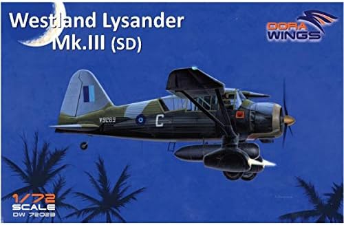 Новинка! Модель самолета Westland Lysander Mk.III от Dora Wings DW72023, пластик, масштаб 1/72 Dora Wings