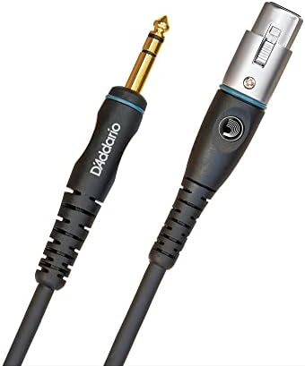 Экранированный микрофонный кабель D'Addario Accessories XLR - 3.05 м, золото, с шумоподавлением Planet Waves